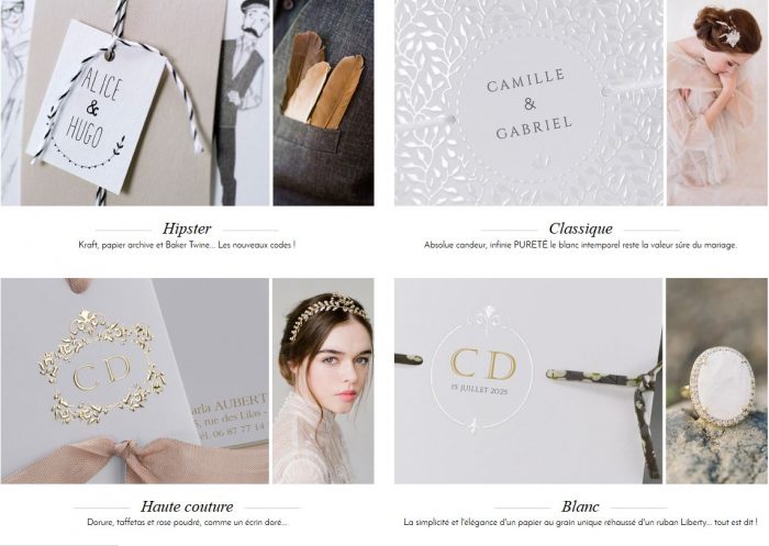 Collection faire part créatif