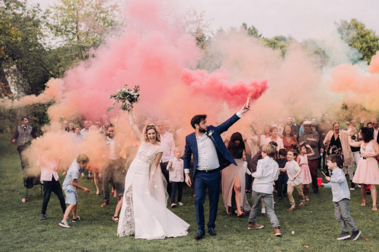 Fumigène mariage